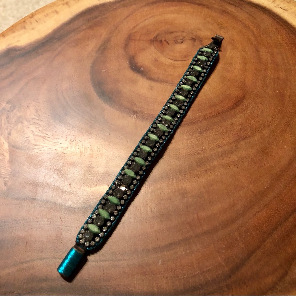 Turquoise Rhinestone Bracelet - Picture 4 of 6